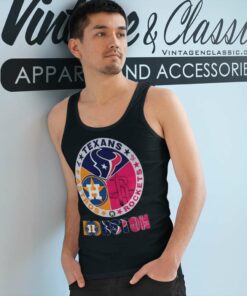 Houston Texans Rockets Astros Sport Champions 2023 Tank Top Racerback