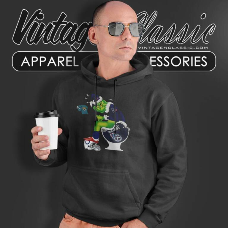 Houston Texans Santa Grinch Toilet Hoodie Houston Texans Santa Grinch Toilet Hoodie