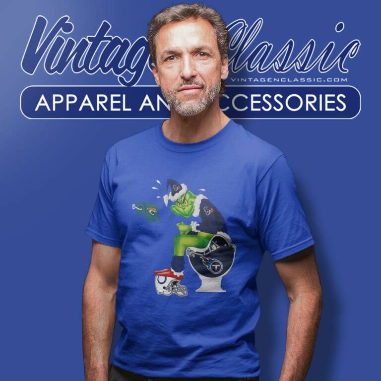 Houston Texans Santa Grinch Toilet T Shirt Houston Texans Santa Grinch Toilet T Shirt