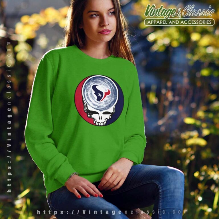 Houston Texans Shirt Nfl Grateful Dead Logo Sweatshirt Houston Texans Shirt Nfl Grateful Dead Logo Sweatshirt
