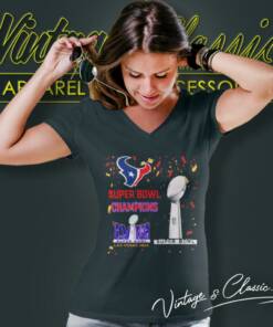 Houston Texans Shirt Super Bowl Champions Lviii Las Vegas 2024 5 Houston Texans Shirt Super Bowl Champions Lviii Las Vegas 2024 V Neck TShirt