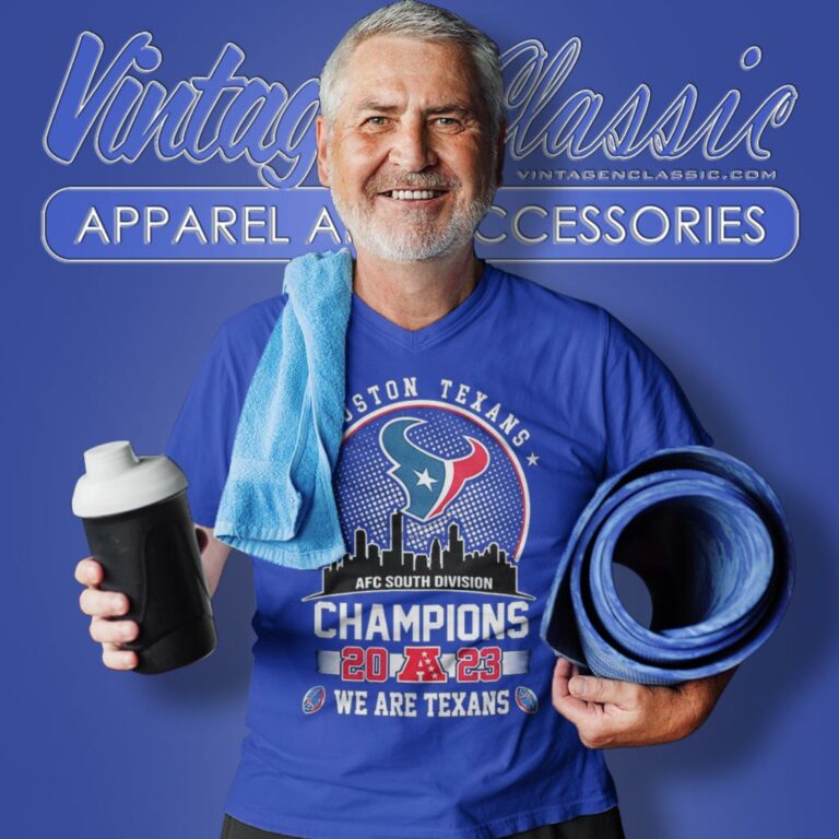 Houston Texans Skyline Afc South Division Champions 2023 We Are Texans V Neck TShirt Houston Texans Skyline Afc South Division Champions 2023 We Are Texans V Neck TShirt