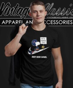 Houston Texans Snoopy Are Number One Shirt Nike Just Bow Down T Shirt