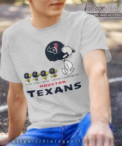 Houston Texans Snoopy Woodstock Team Walking Shirt