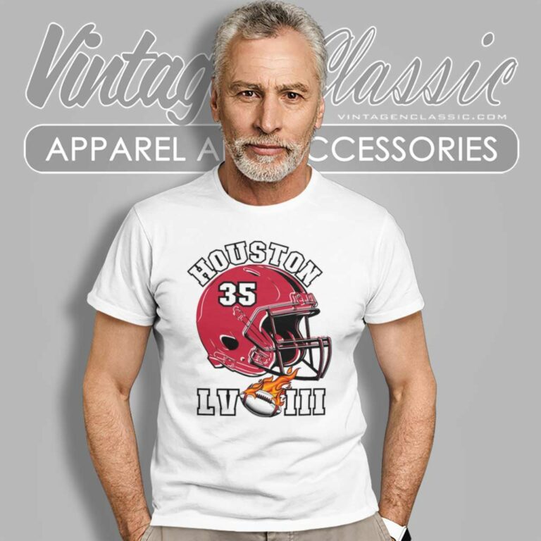 Houston Texans Super Bowl Lviii Helmet T Shirt Houston Texans Super Bowl Lviii Helmet T Shirt
