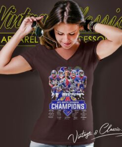 Houston Texans Team AFC South Champions 2023 Shirt 5 Houston Texans Team Afc South Champions 2023 V Neck TShirt