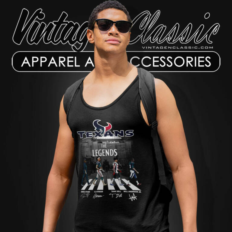 Houston Texans The Legends Signature Tank Top Racerback Houston Texans The Legends Signature Tank Top Racerback