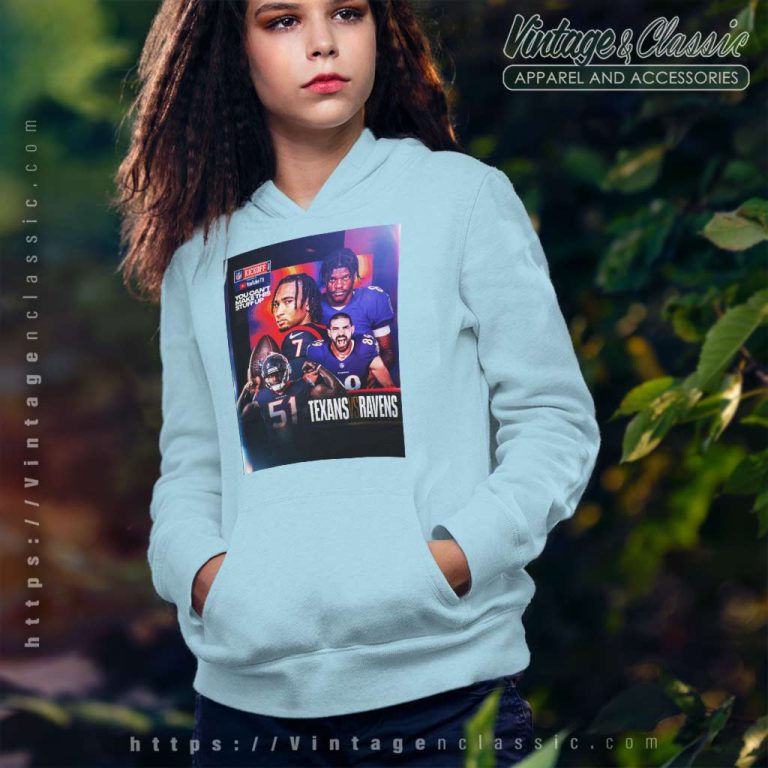 Houston Texans Vs Baltimore Ravens 2023 Nfl Kickoff Hoodie Houston Texans Vs Baltimore Ravens 2023 Nfl Kickoff Hoodie