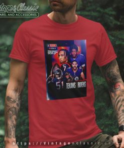 Houston Texans Vs Baltimore Ravens 2023 Nfl Kickoff T Shirt