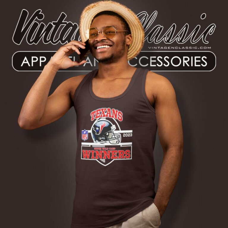 Houston Texans Winners Champions 2023 Super Wild Card Nfl Divisional Helmet Tank Top Racerback Houston Texans Winners Champions 2023 Super Wild Card Nfl Divisional Helmet Tank Top Racerback