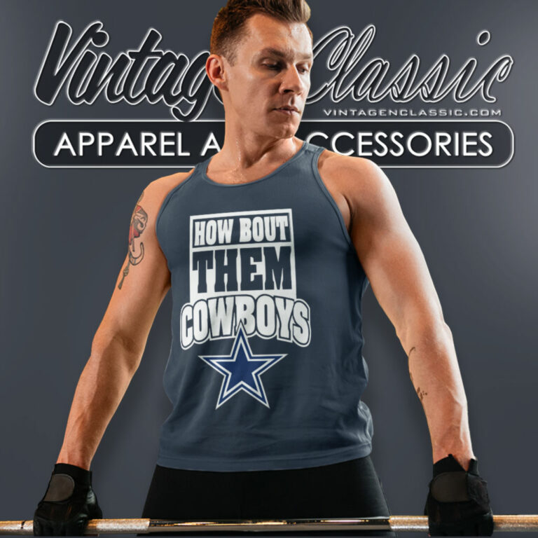 How Bout Them Cowboys Tank Top Racerback How Bout Them Cowboys Tank Top Racerback