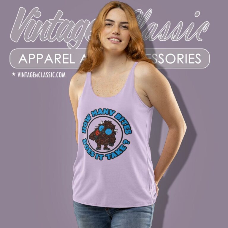 How Many Bites Does It Take Buffalo Tank Top Racerback How Many Bites Does It Take Buffalo Tank Top Racerback