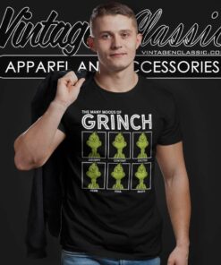How The Grinch Stole Christmas Many Moods Of Grinch T Shirt 2