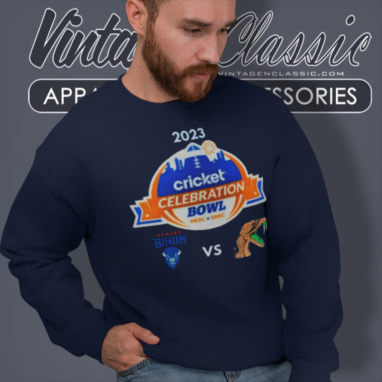 Howard Bison Vs Famu Rattlers 2023 Celebration Bowl Sweatshirt Howard Bison Vs Famu Rattlers 2023 Celebration Bowl Sweatshirt