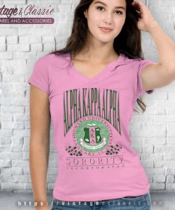 Howard University Alpha Kappa Alpha Sorority Shirt 6 Howard University Alpha Kappa Alpha Sorority V Neck TShirt