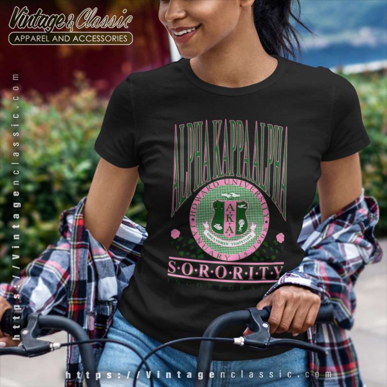 Howard University Alpha Kappa Alpha Sorority Women TShirt Howard University Alpha Kappa Alpha Sorority Women TShirt