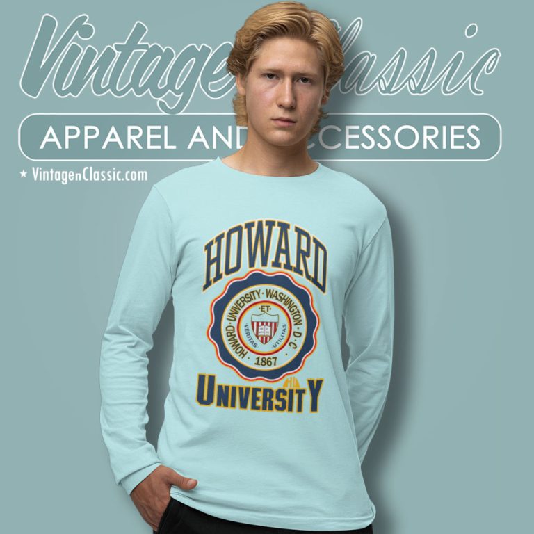 Howard University Washington Dc Long Sleeve Tee Howard University Washington Dc Long Sleeve Tee