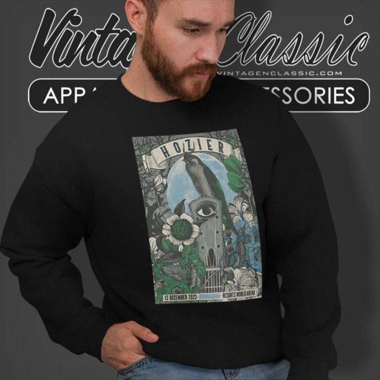 Hozier 13 Dec 2023 Resorts World Arena Birmingham Poster Sweatshirt Hozier 13 Dec 2023 Resorts World Arena Birmingham Poster Sweatshirt