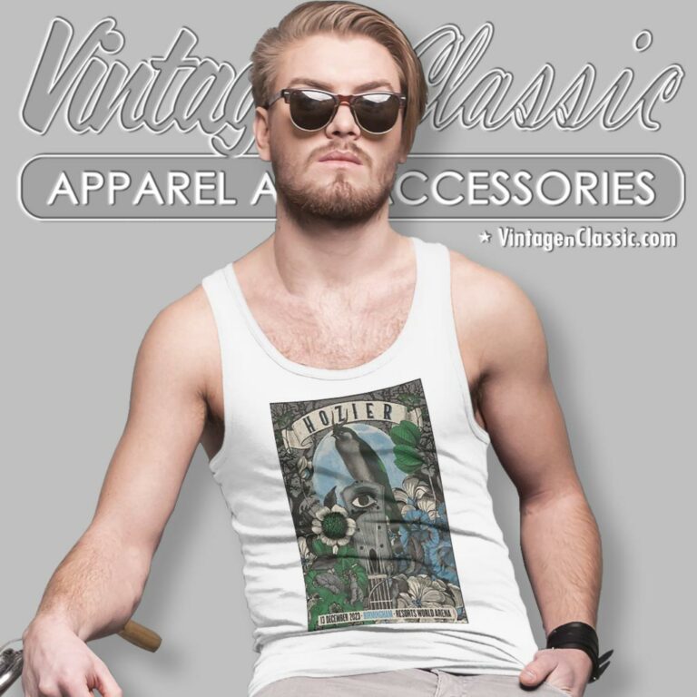 Hozier 13 Dec 2023 Resorts World Arena Birmingham Poster Tank Top Racerback Hozier 13 Dec 2023 Resorts World Arena Birmingham Poster Tank Top Racerback