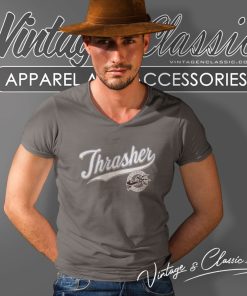 Huf Worldwide Thrasher Portola Collab V Neck TShirt