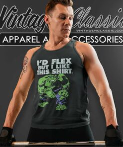 Hulk Marvel Id Flex But I Like This Tank Top Racerback