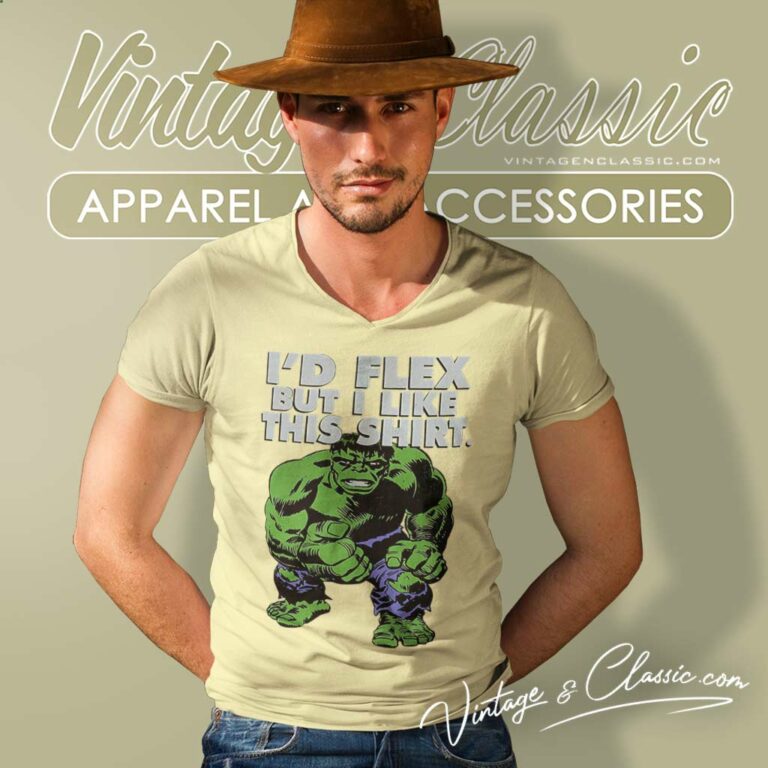 Hulk Marvel Id Flex But I Like This V Neck TShirt Hulk Marvel Id Flex But I Like This V Neck TShirt