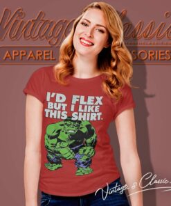 Hulk Marvel Id Flex But I Like This Women TShirt