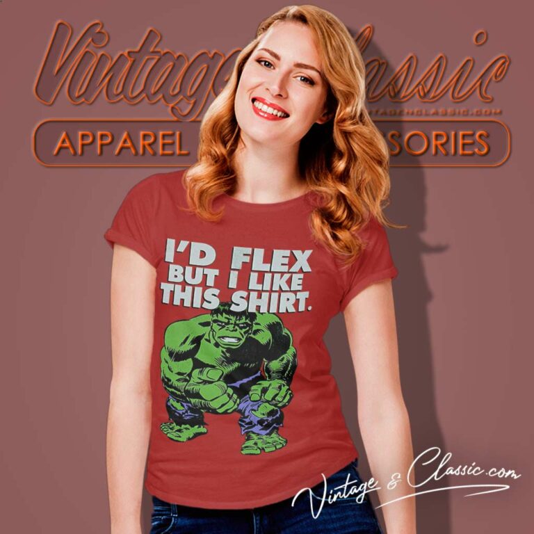 Hulk Marvel Id Flex But I Like This Women TShirt Hulk Marvel Id Flex But I Like This Women TShirt