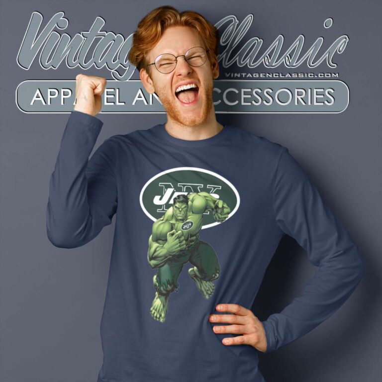 Hulk New York Jets Long Sleeve Tee Hulk New York Jets Long Sleeve Tee