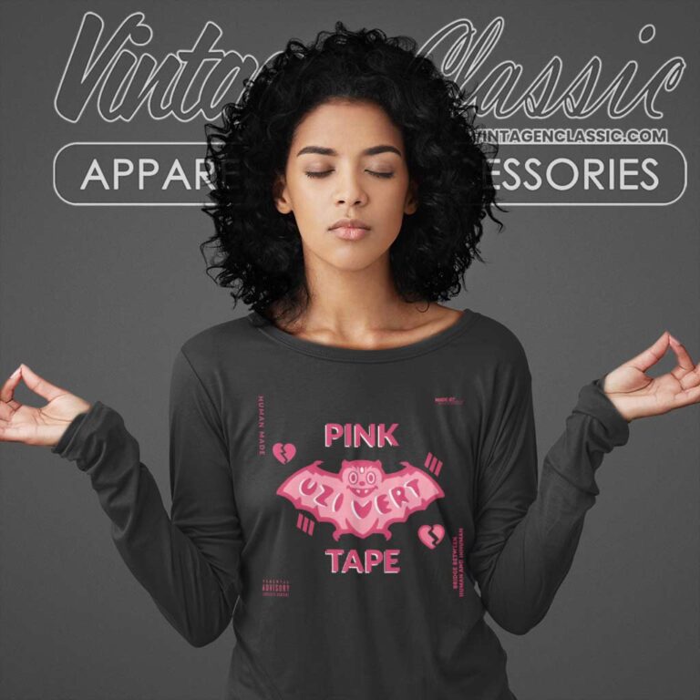 Human Made Pink Tape Lil Uzi Long Sleeve Tee Human Made Pink Tape Lil Uzi Long Sleeve Tee