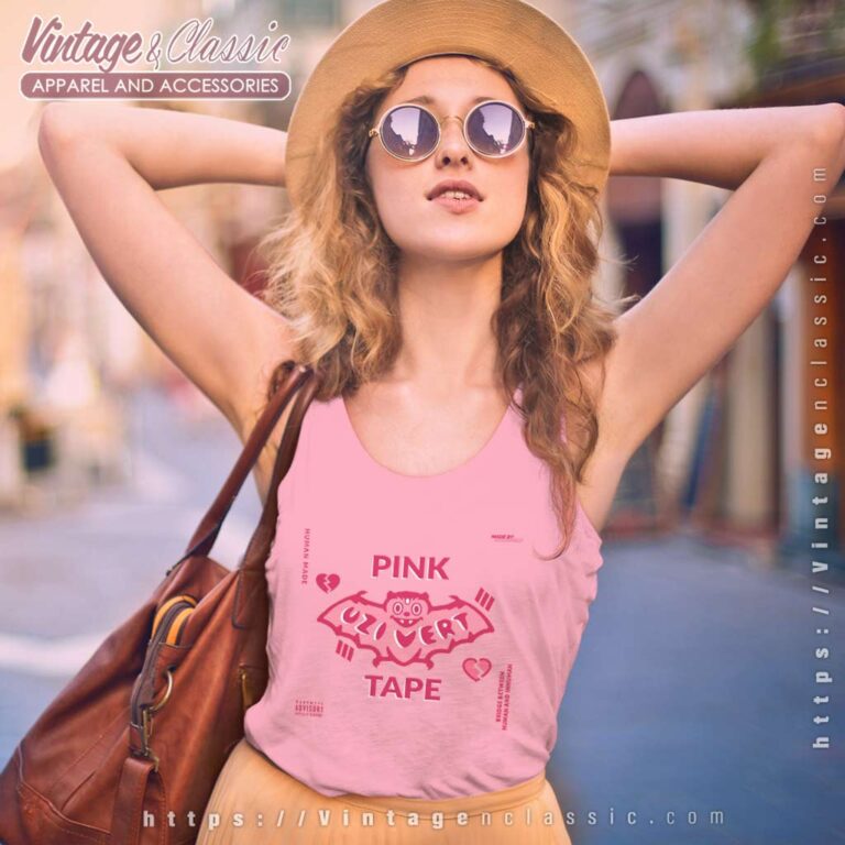 Human Made Pink Tape Lil Uzi Tank Top Racerback Human Made Pink Tape Lil Uzi Tank Top Racerback