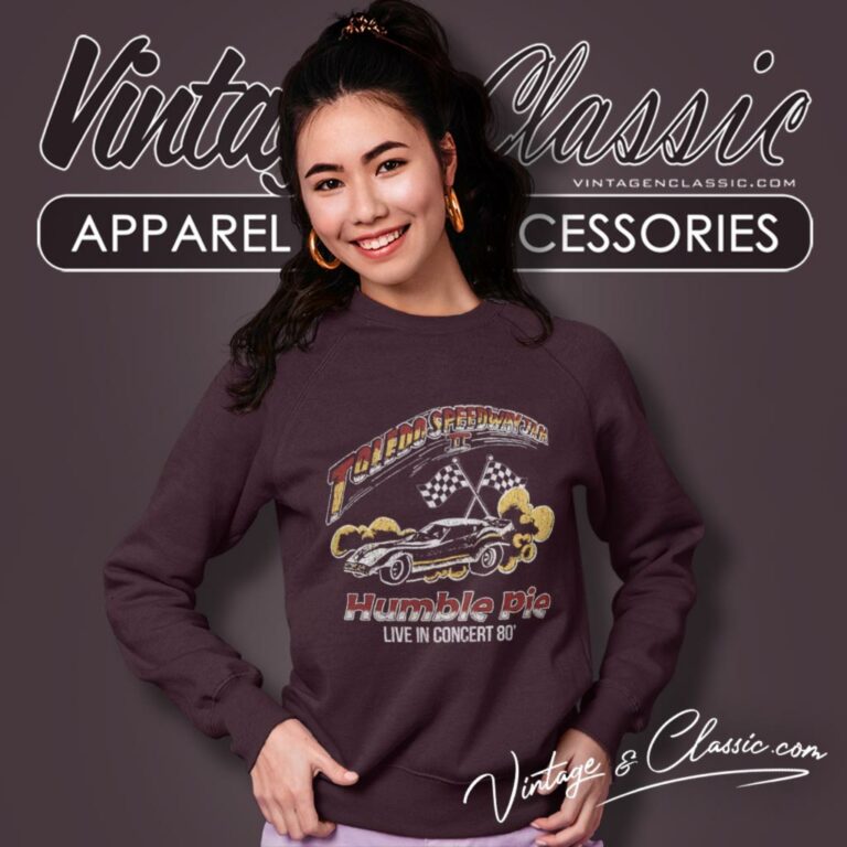 Humble Pie Toledo Speedway Jam Ii 1980 Distressed Sweatshirt Humble Pie Toledo Speedway Jam Ii 1980 Distressed Sweatshirt