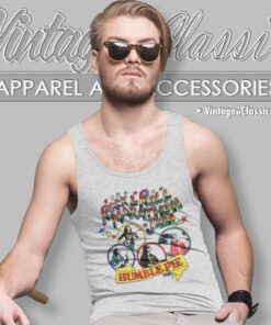 Humble Pieshirt Rock N Roll Marathon Jam 1980 Distressed Tank Top Racerback