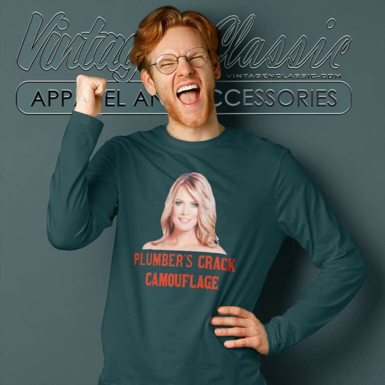 Humor Plumber Crack Camouflage Long Sleeve Tee Humor Plumber Crack Camouflage Long Sleeve Tee