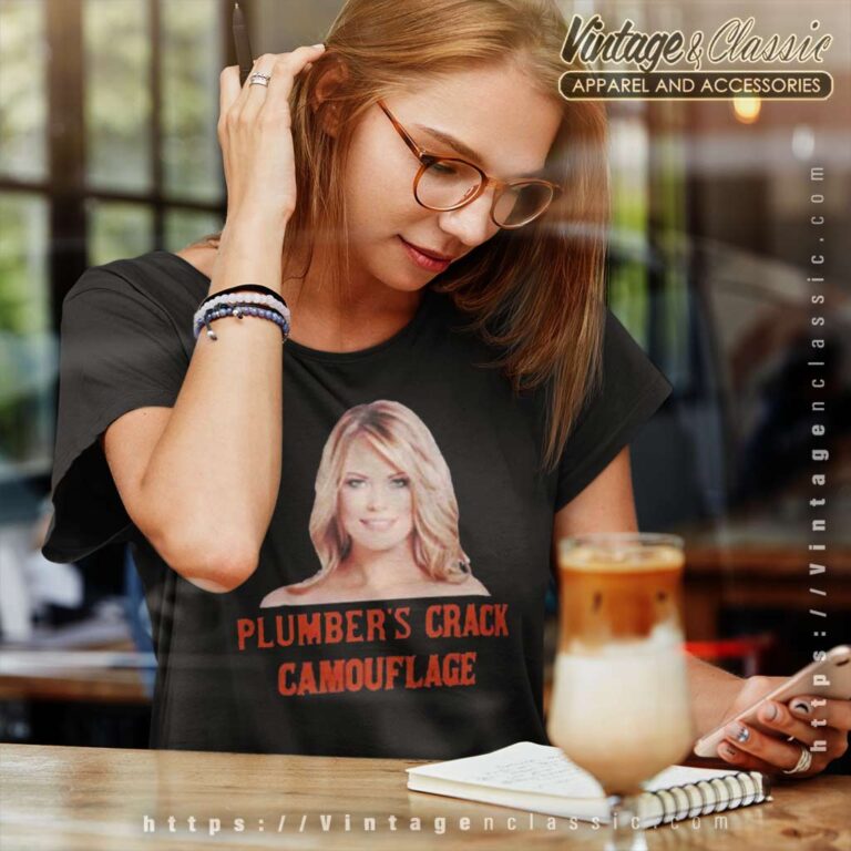 Humor Plumber Crack Camouflage Women TShirt Humor Plumber Crack Camouflage Women TShirt