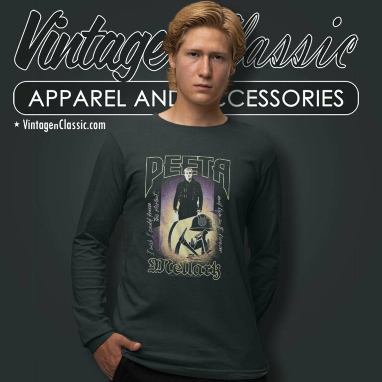 Hunger Games Peeta Mellark Freeze This Moment Long Sleeve Tee Hunger Games Peeta Mellark Freeze This Moment Long Sleeve Tee