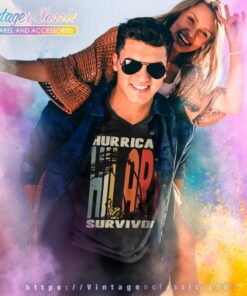 Hurricane Hilary Survivor V Neck TShirt