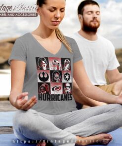 Hurricanes Star Wars Heroes And Villains V Neck TShirt