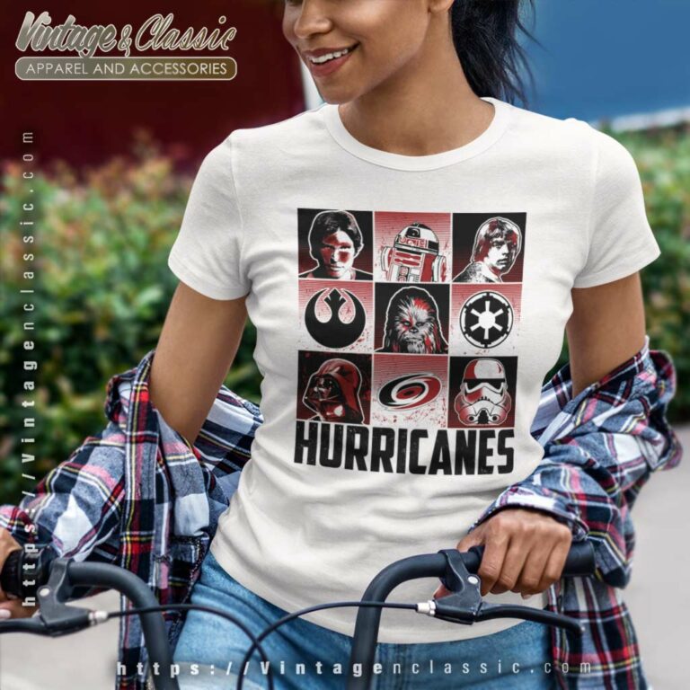 Hurricanes Star Wars Heroes And Villains Women TShirt Hurricanes Star Wars Heroes And Villains Women TShirt