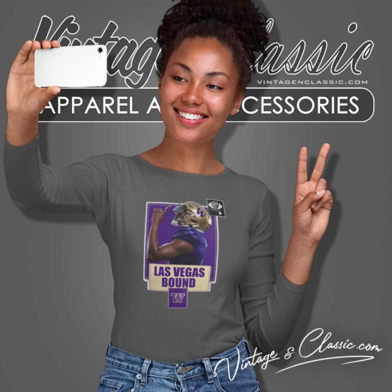 Huskies Las Vegas Bound Pac 12 Champions 2023 Long Sleeve Tee Huskies Las Vegas Bound Pac 12 Champions 2023 Long Sleeve Tee
