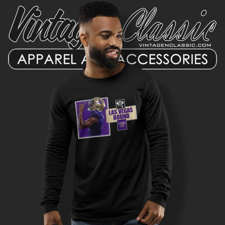 Huskies Pac 12 Champions 2023 Las Vegas Bound Long Sleeve Tee Huskies Pac 12 Champions 2023 Las Vegas Bound Long Sleeve Tee