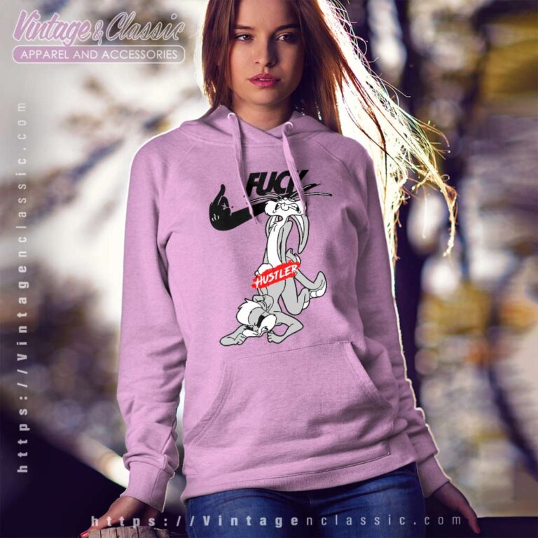 Hustler Bugs Bunny Pepe Le Pew Hoodie Hustler Bugs Bunny Pepe Le Pew Hoodie