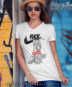 Hustler Bugs Bunny Pepe Le Pew V Neck TShirt