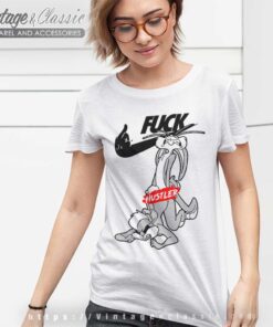 Hustler Bugs Bunny Pepe Le Pew Women TShirt