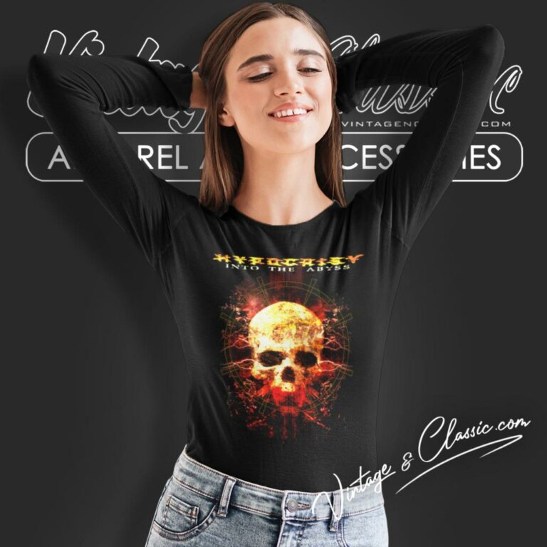 Hypocrisy Shirt Into The Abyss Long Sleeve Tee Hypocrisy Shirt Into The Abyss Long Sleeve Tee