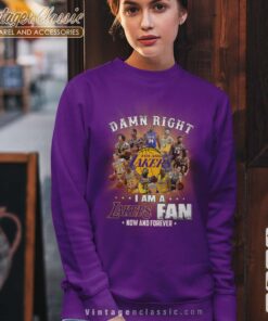 I Am A Lakers Fan Now And Forever Sweatshirt 1