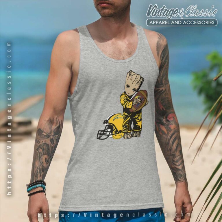 I Am Groot Fan Los Angeles Chargers Tank Top Racerback I Am Groot Fan Los Angeles Chargers Tank Top Racerback