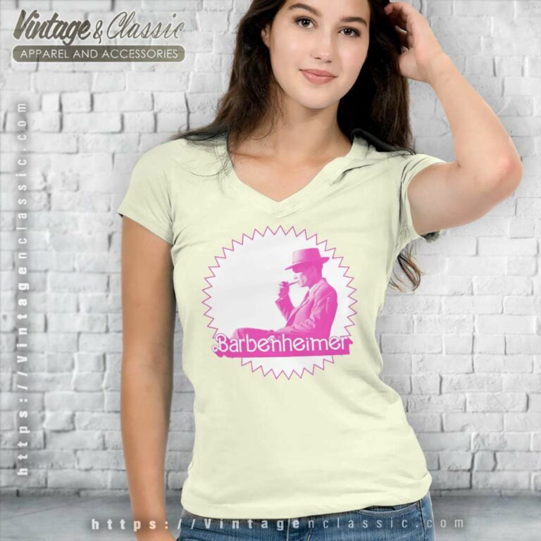 I Am Kenough Barbie Barbenheimer V Neck TShirt I Am Kenough Barbie Barbenheimer V Neck TShirt