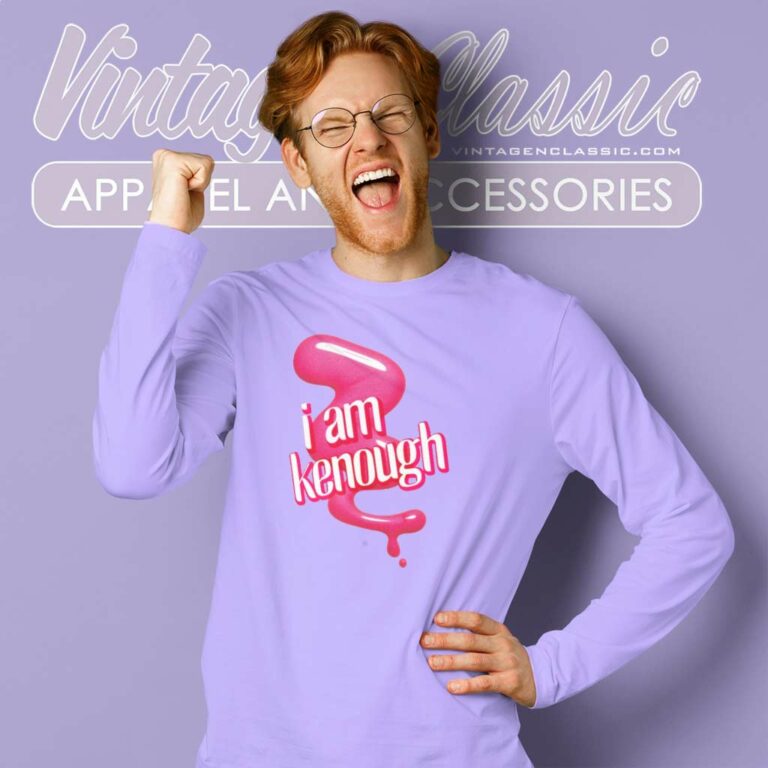 I Am Kenough Barbie Movie Quotes Long Sleeve Tee I Am Kenough Barbie Movie Quotes Long Sleeve Tee