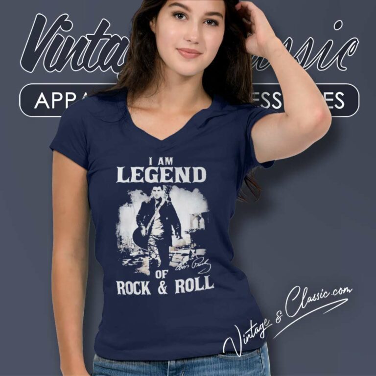 I Am Legends Of Rock N Roll Elvis Presley V Neck TShirt I Am Legends Of Rock N Roll Elvis Presley V Neck TShirt